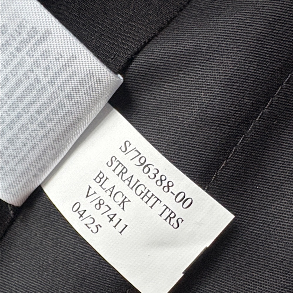 NWOT Banana Republic Straight Barathea Tuxedo Black Pant Sz 30 x 30 (#796388) - Picture 7 of 9